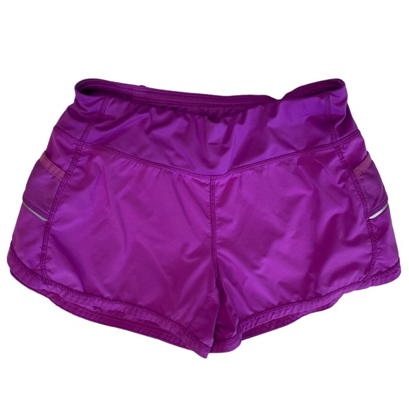 Athleta womens athletic running shorts size S Fuschia ready set go summer - Picture 1 of 16